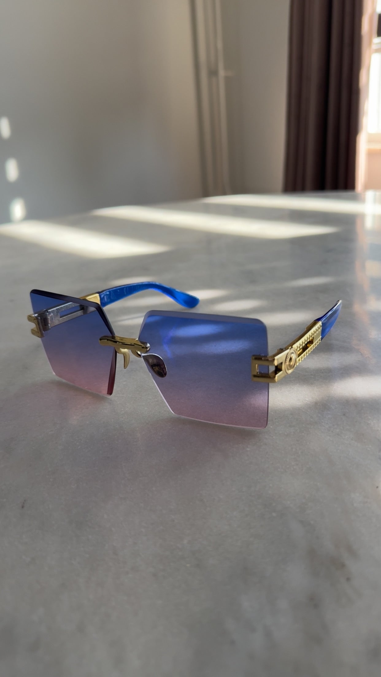 Night Blue Glasses