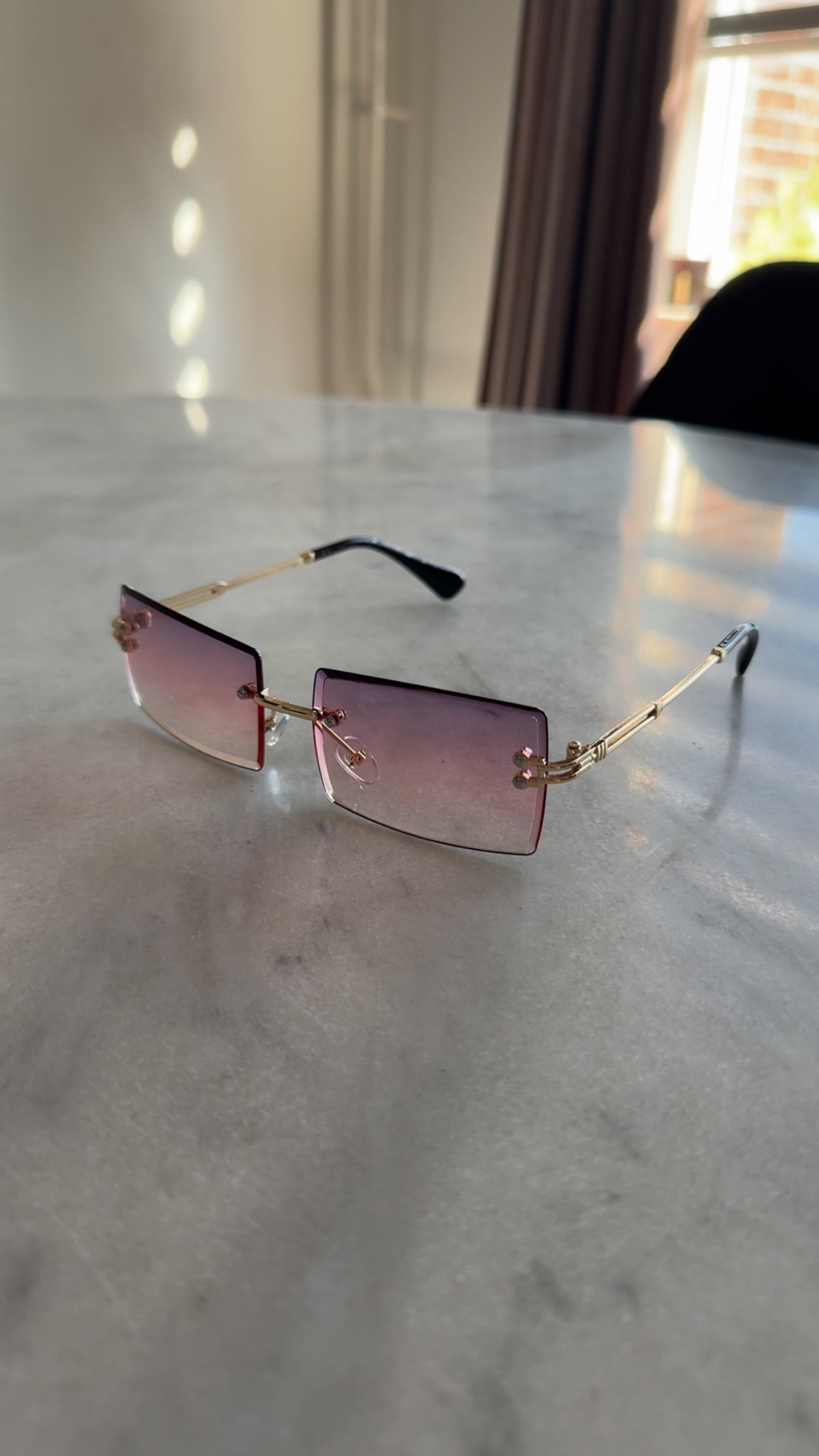 Purple Pink Glasses
