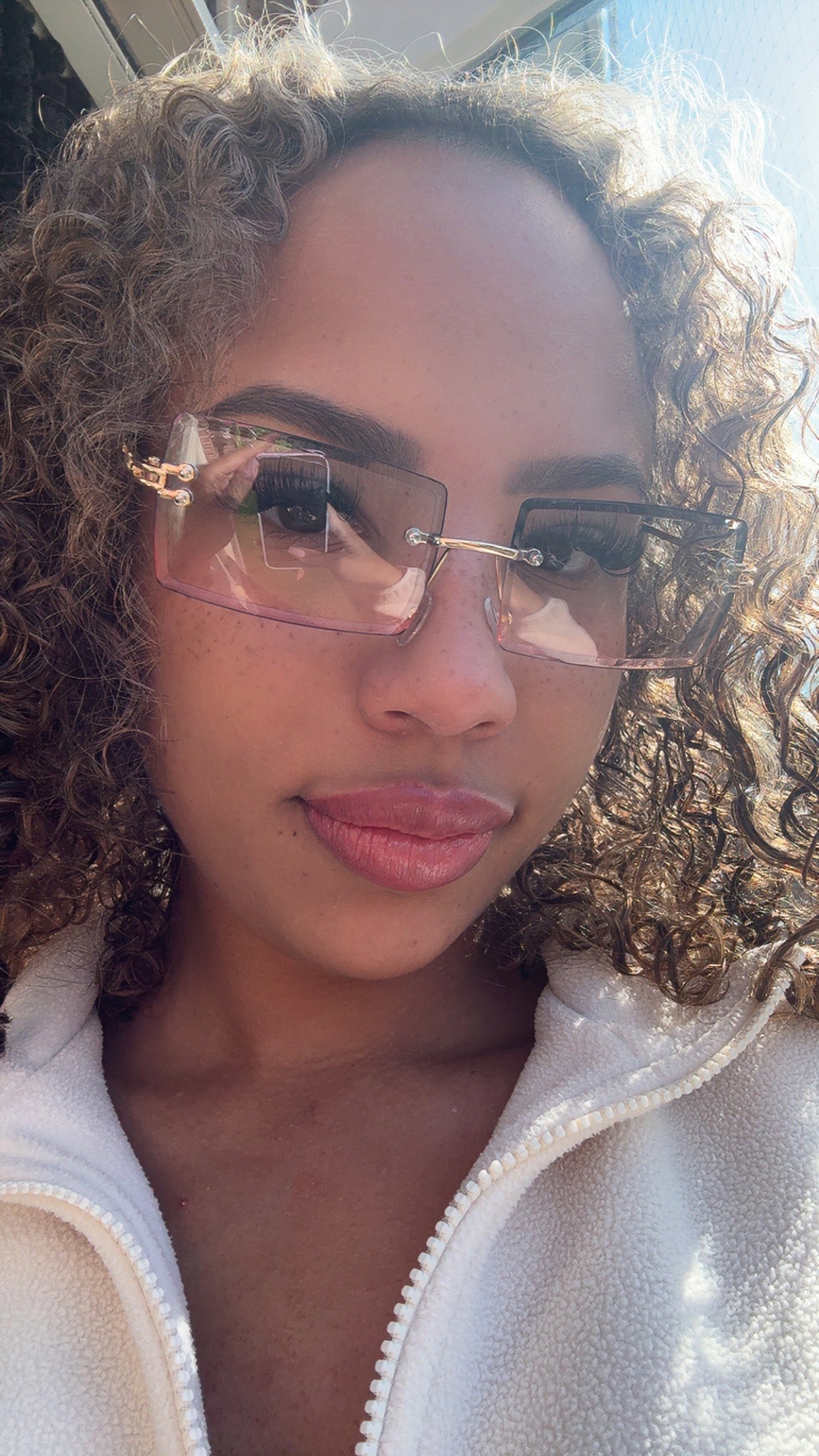 Blue Pink Glasses