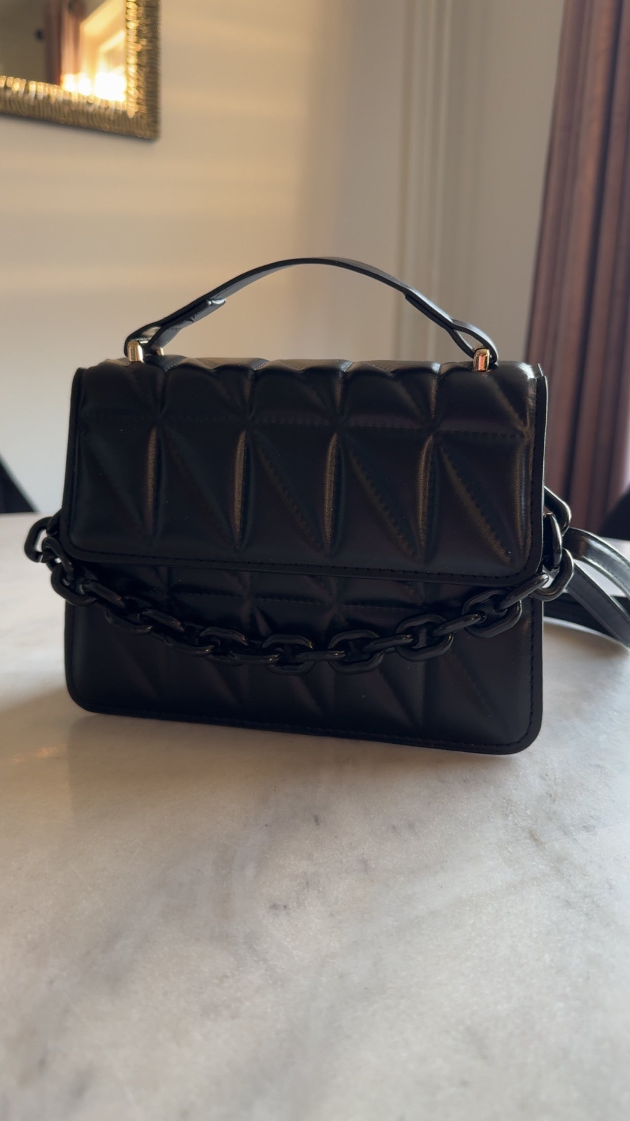 Black Chain Purse