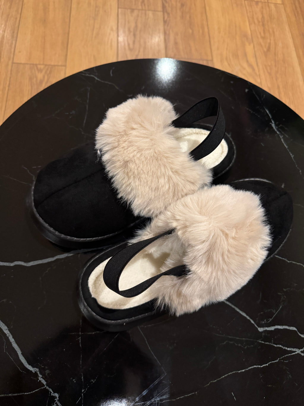 Pantoffels Bont Zwart