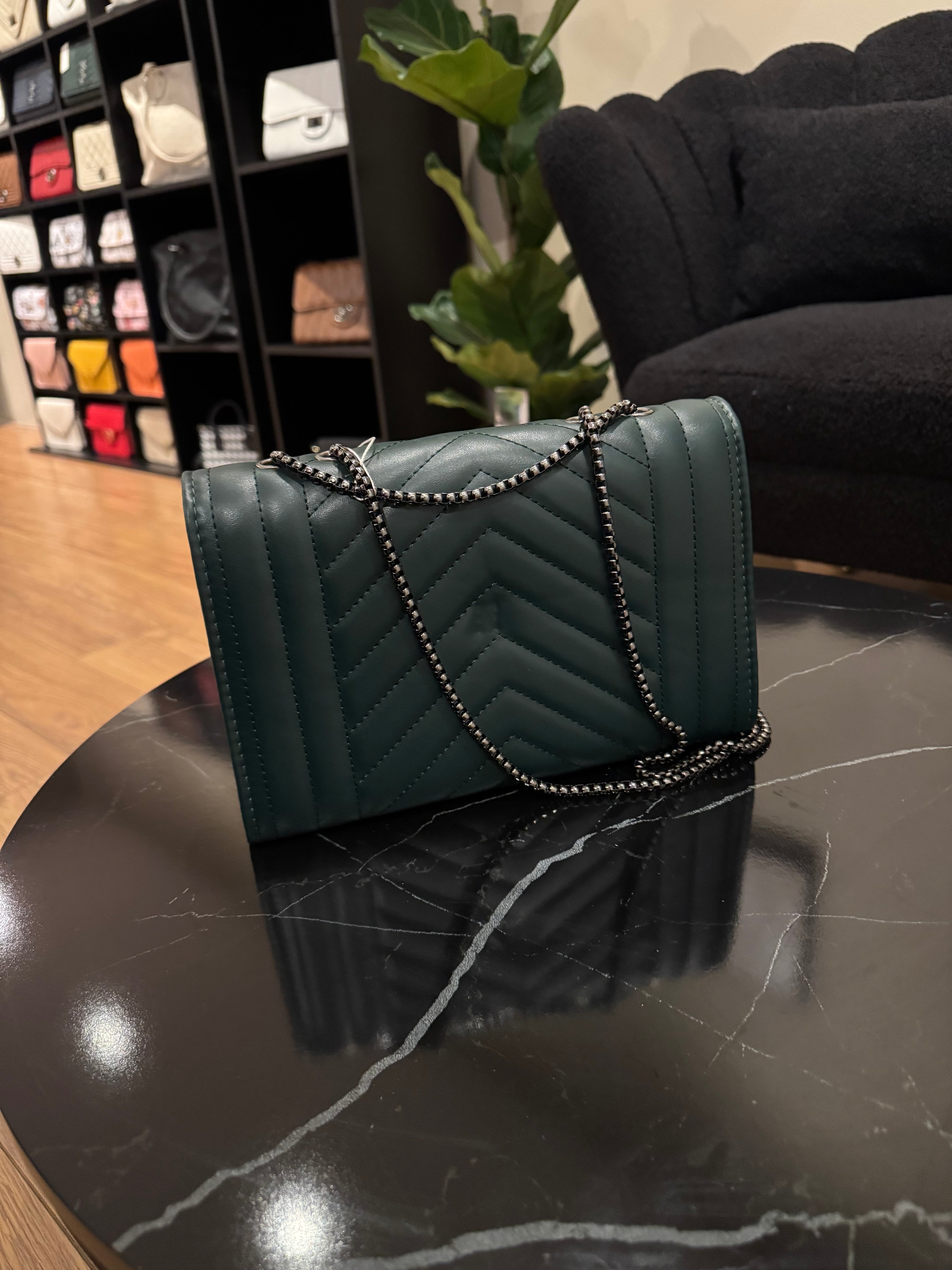 Green Classy Purse
