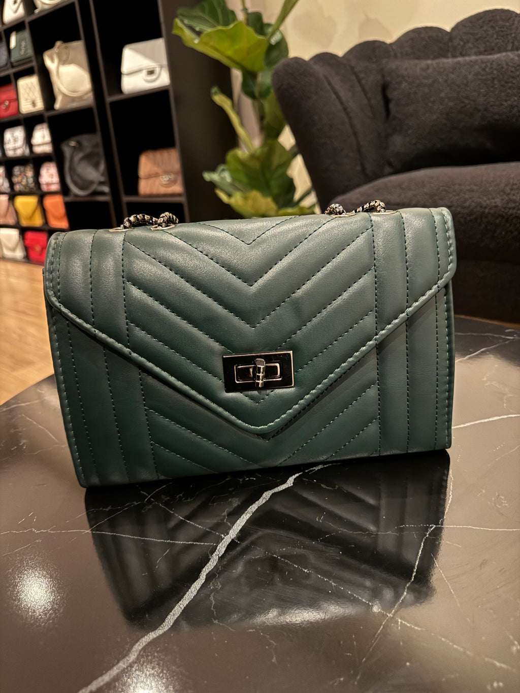 Green Classy Purse