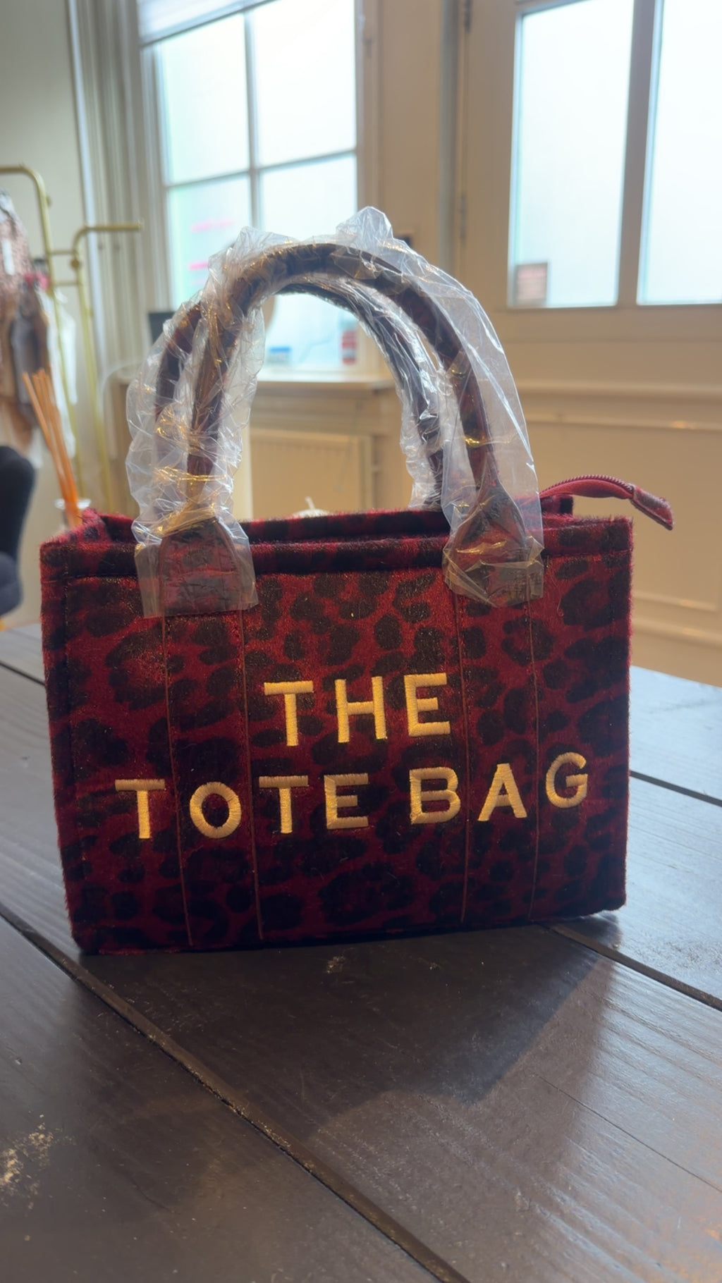 Tote Bag Rood Panter