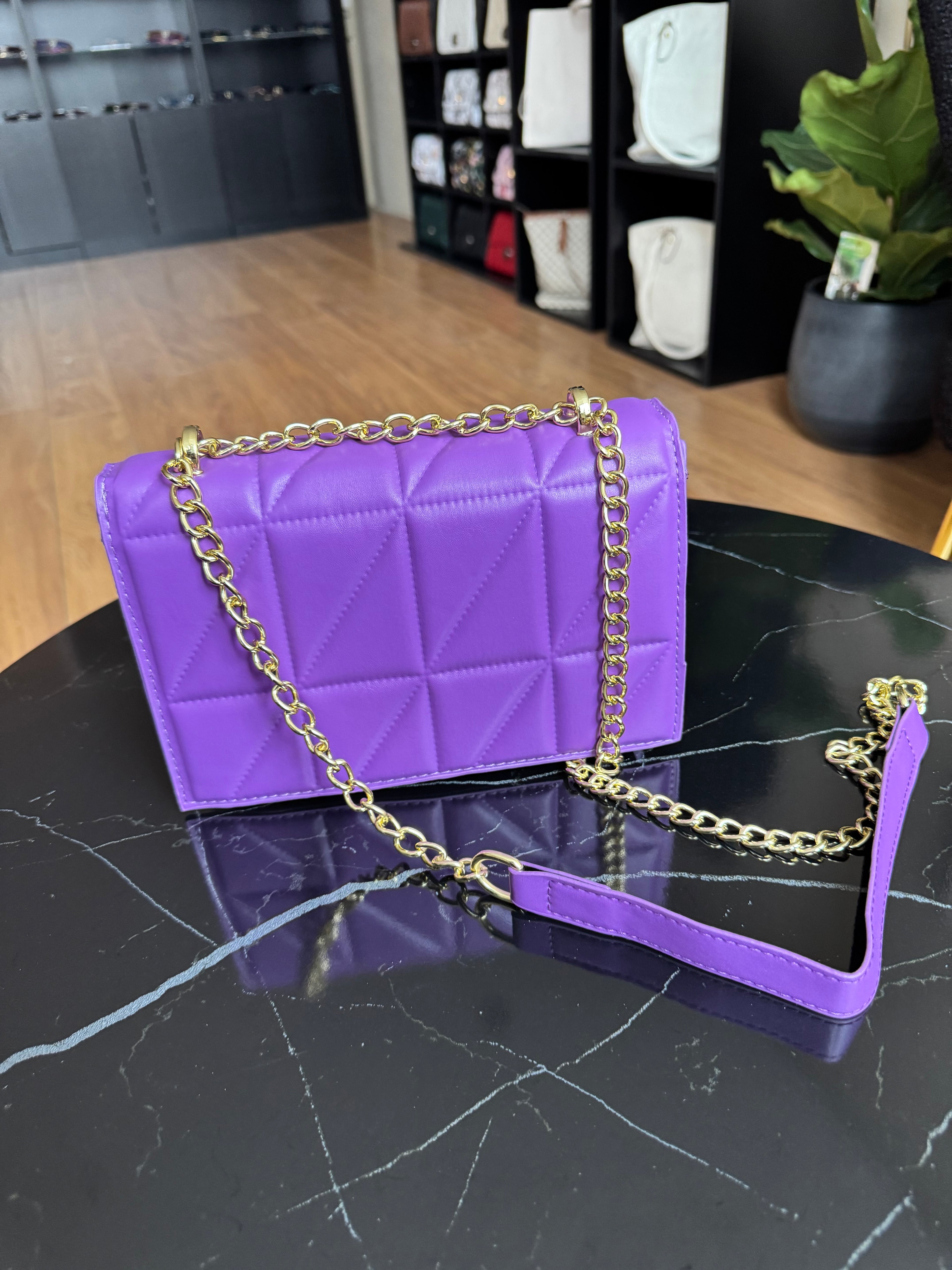 Purple S Purse
