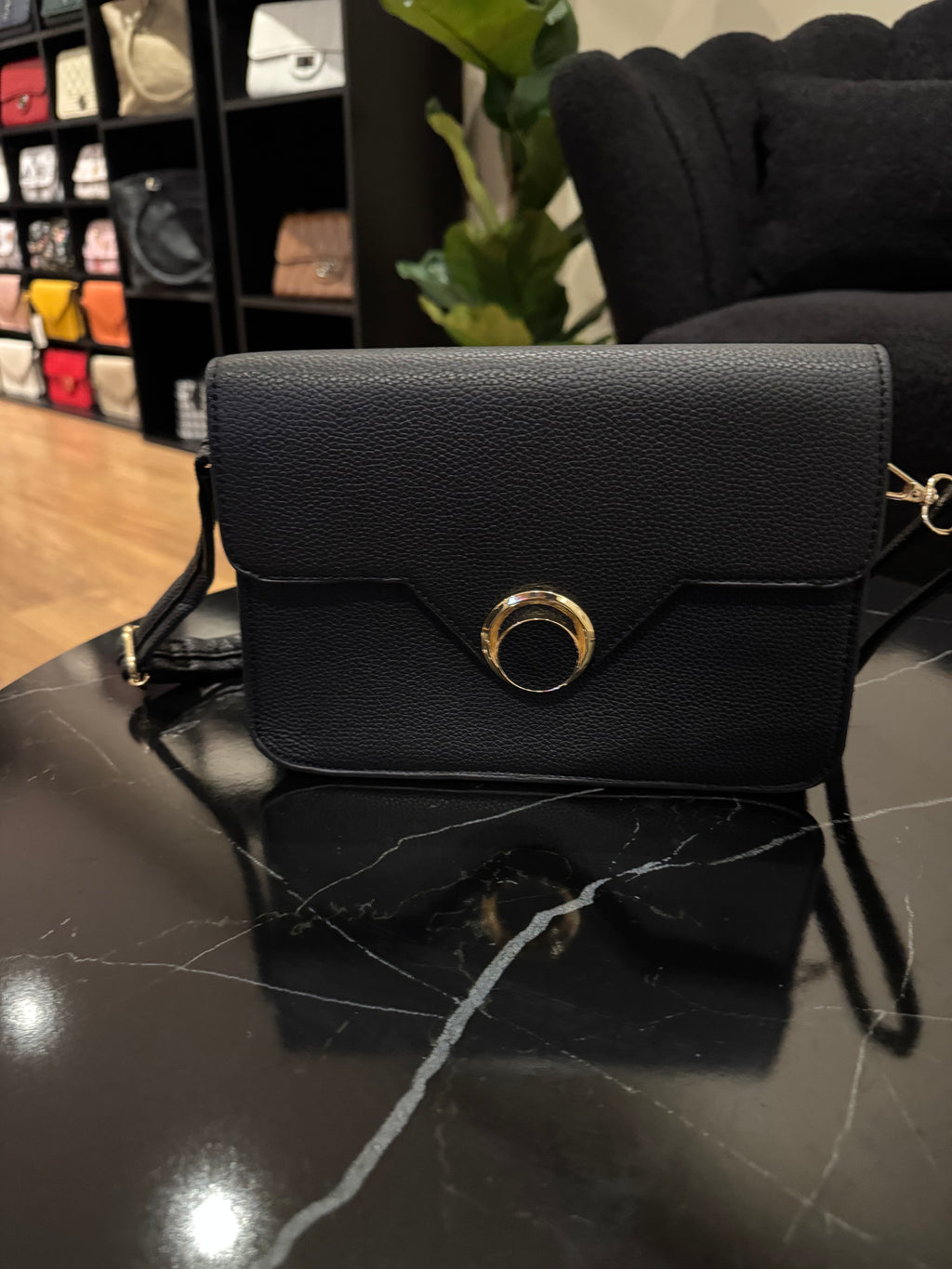 Basic black purse