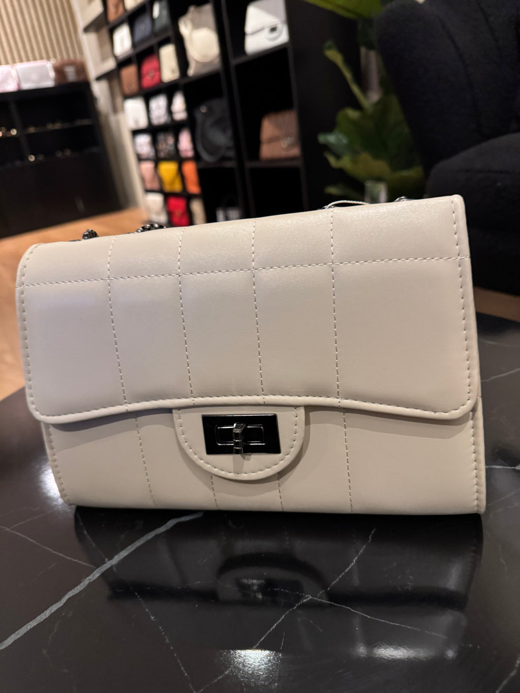 White Sassy Purse