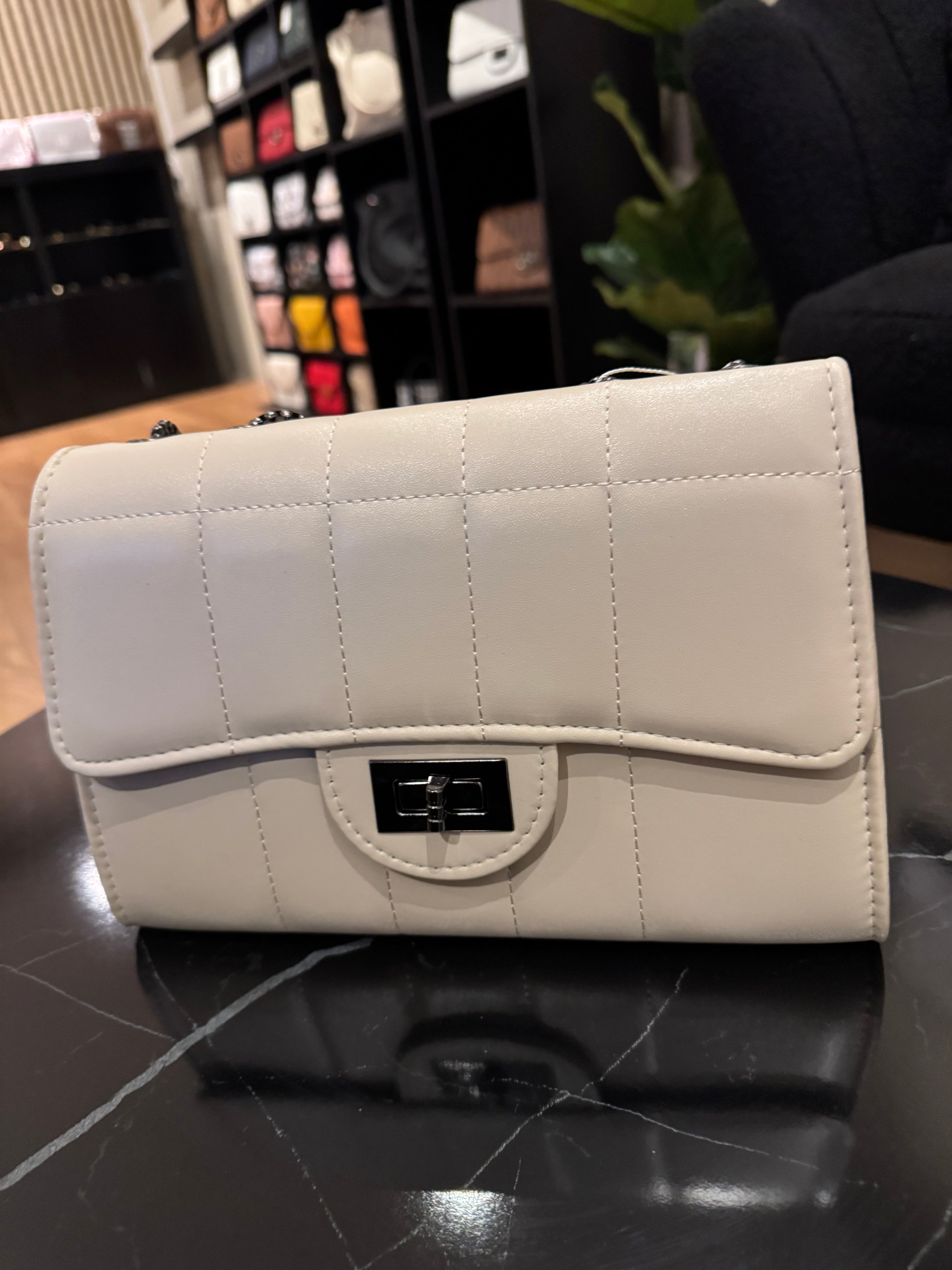 White Sassy Purse