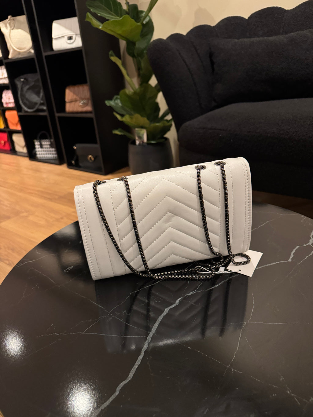 White Classy Purse