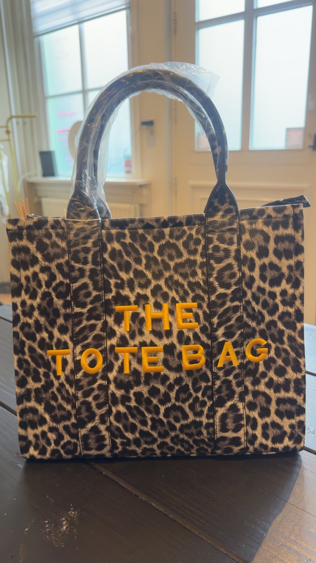 Tote Bag Panter Grijs XL