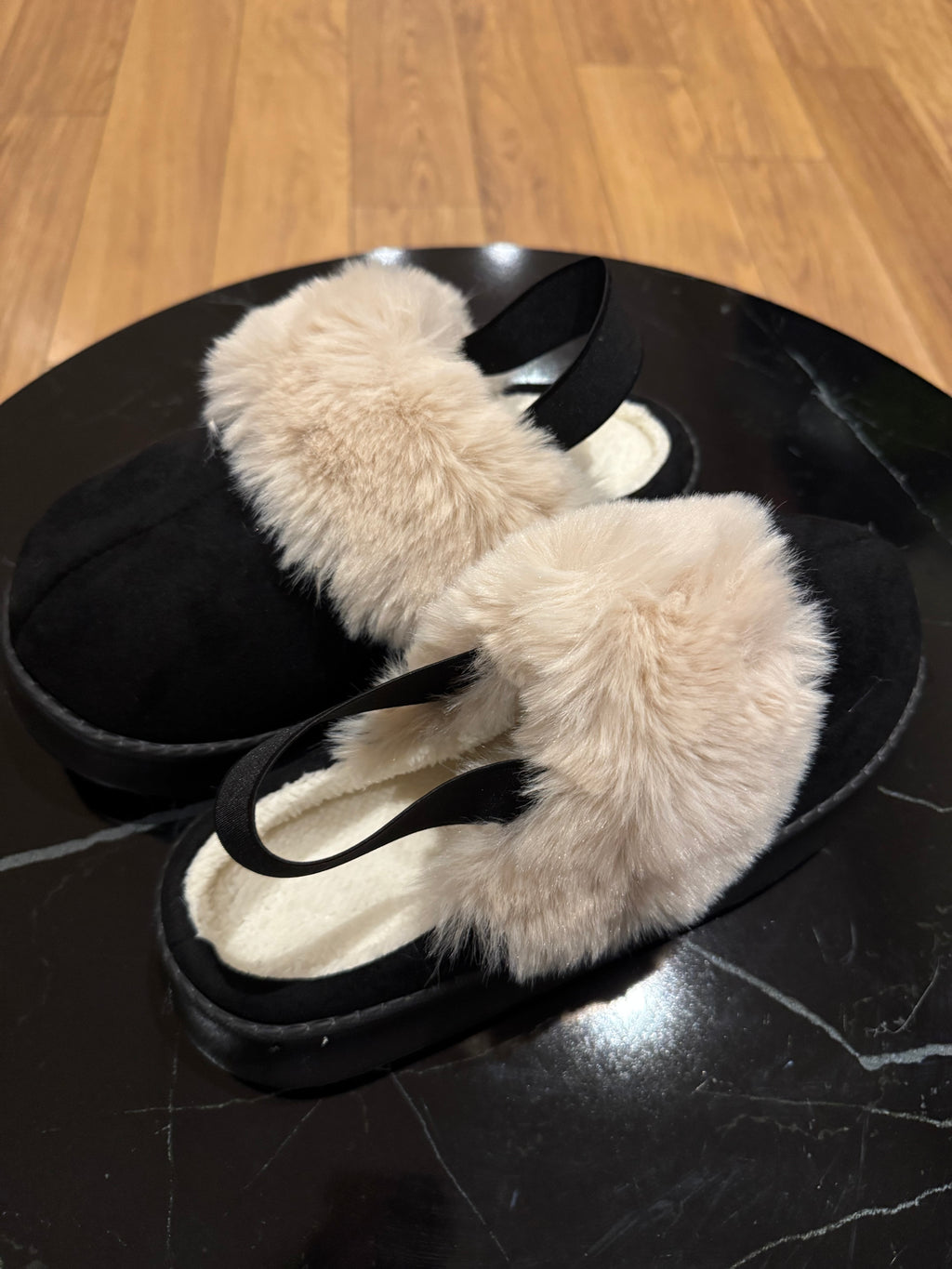 Pantoffels Bont Zwart