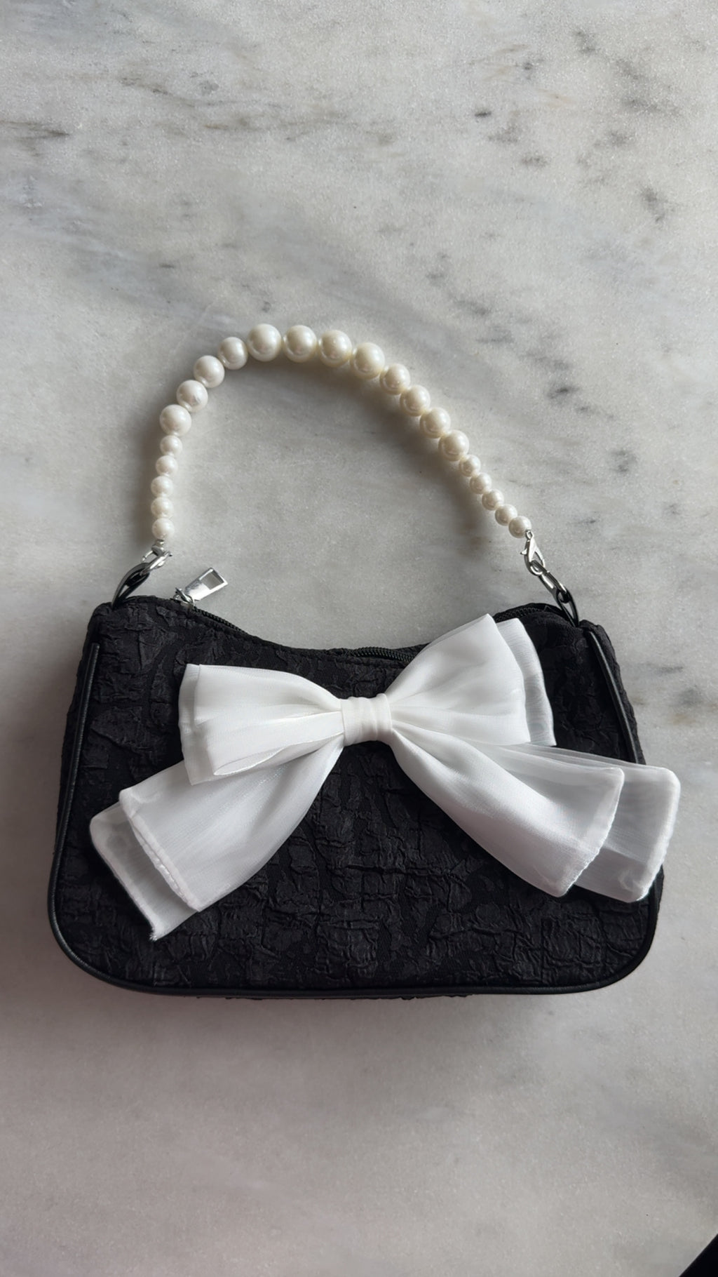 Pearl Purse Black