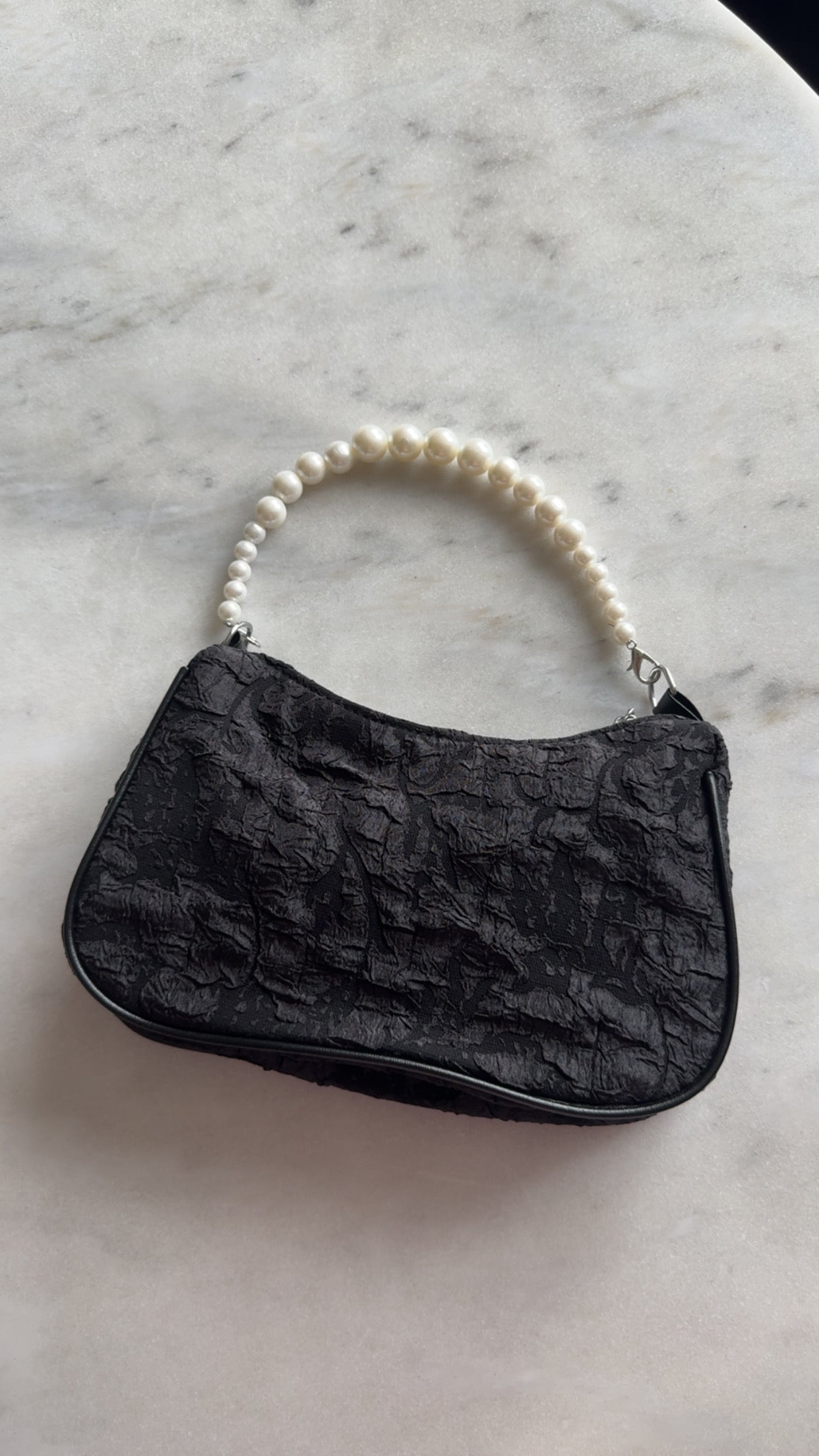Pearl Purse Black