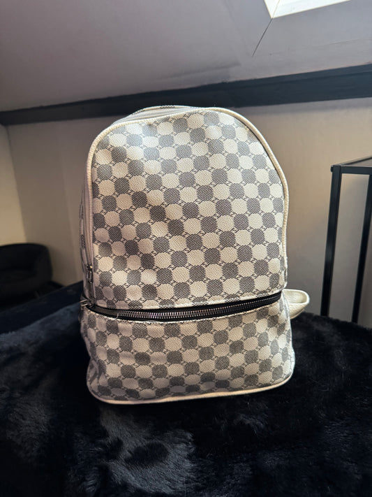 Beige Backpack