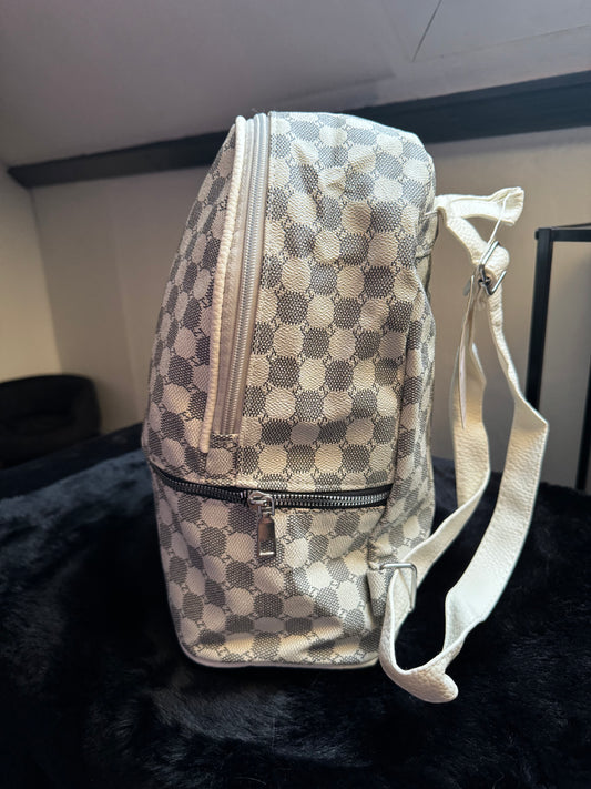 Beige Backpack
