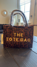 Tote Bag Donkerbruin Panter