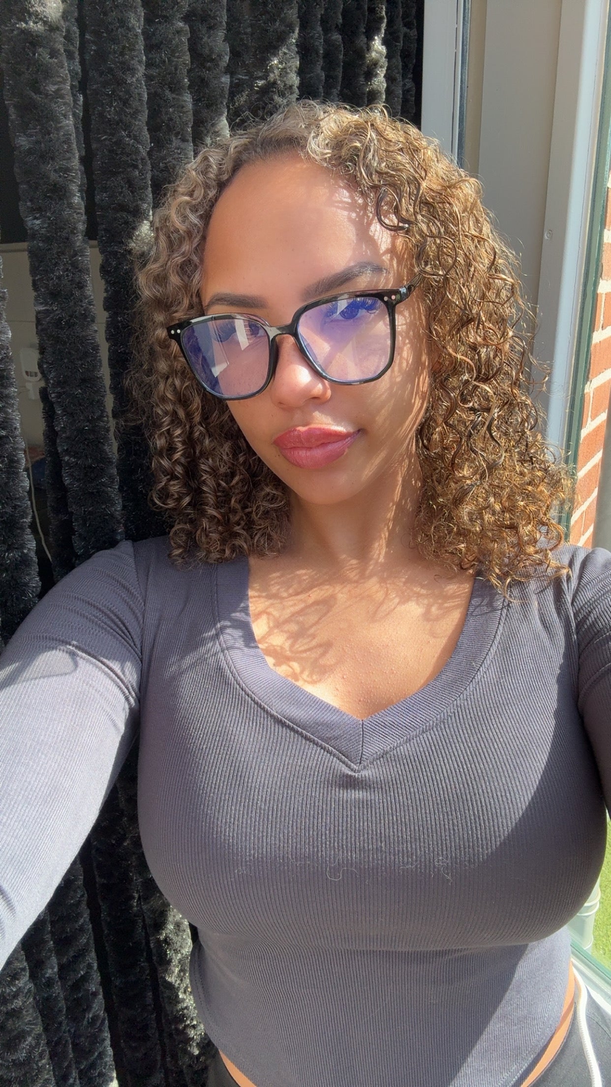 Secretary Glasses Black