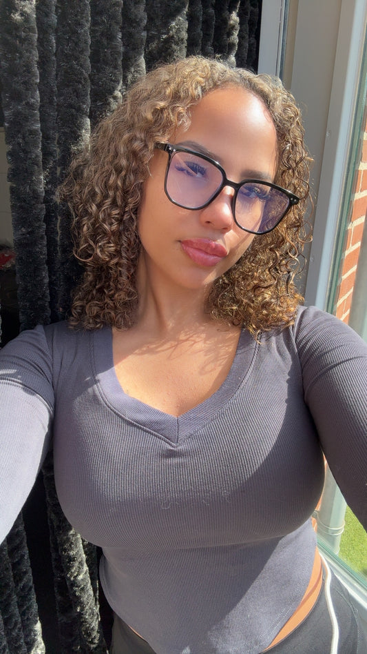 Secretary Glasses Black