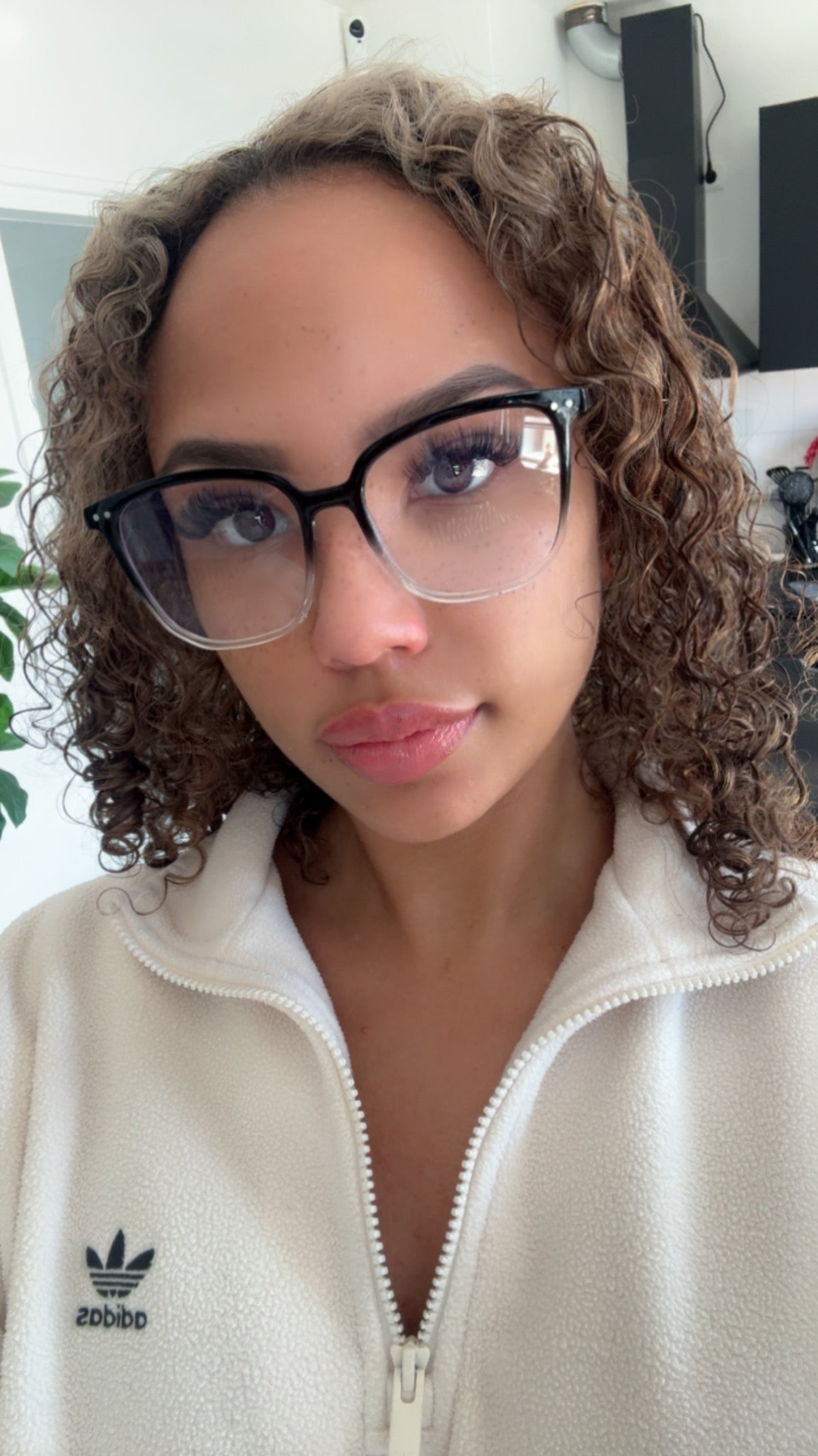 Secretary glasses black & grey