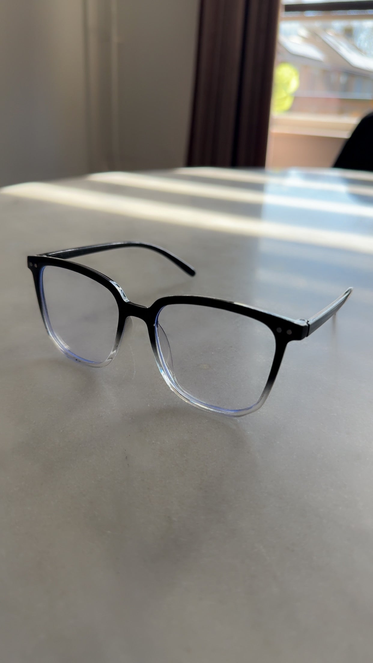 Secretary glasses black & grey