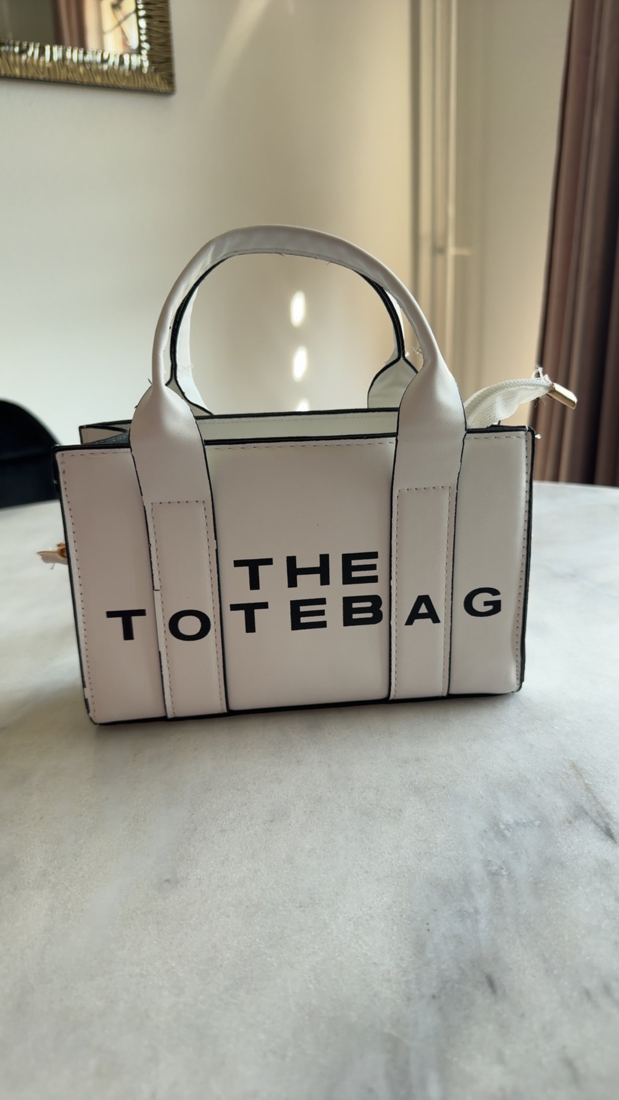 Mini Tote Bag White