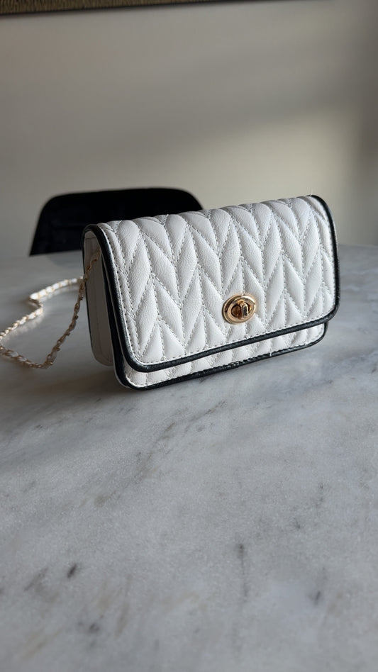 Tiny White Purse