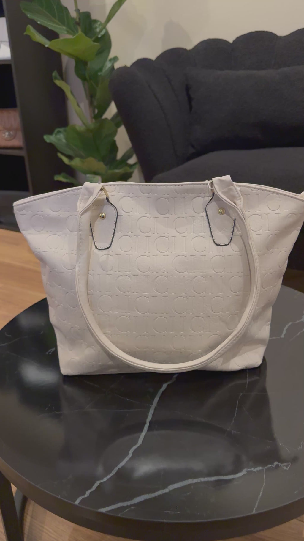 Cream Chi Bag