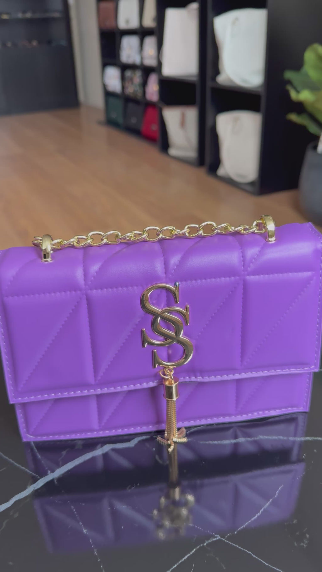 Purple S Purse