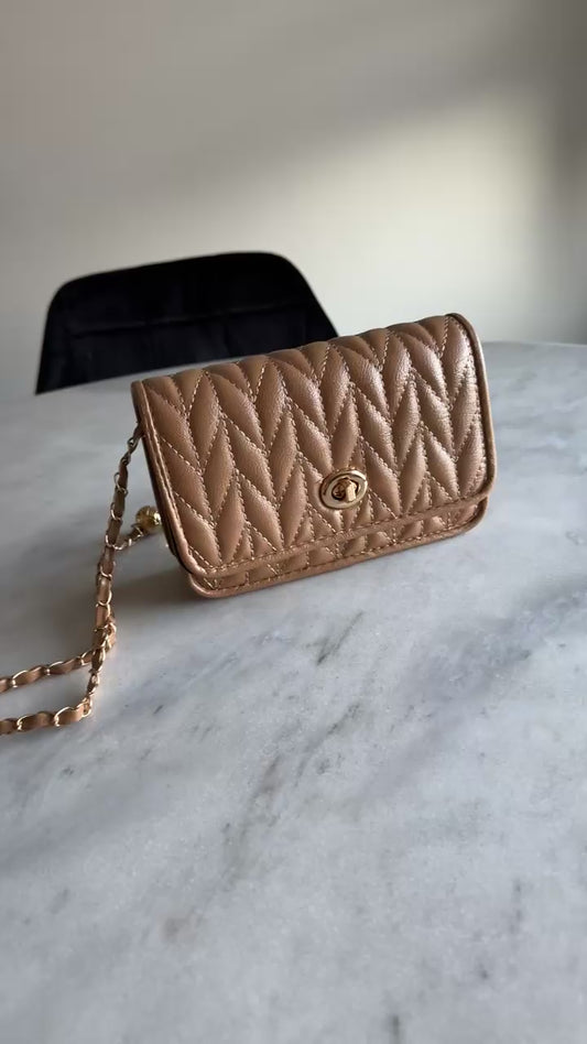 Tiny Brown Purse