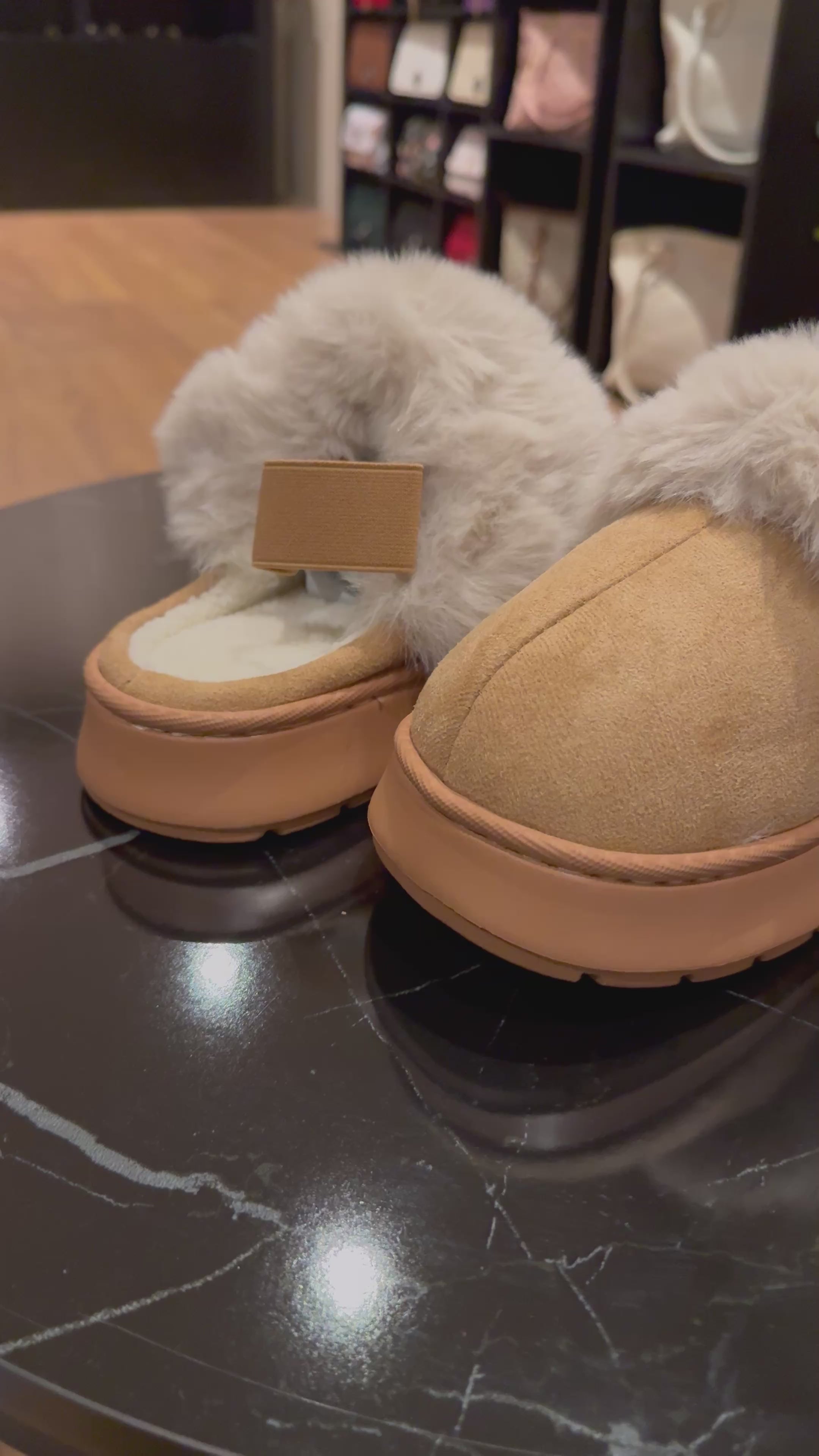 Pantoffels Bont Camel