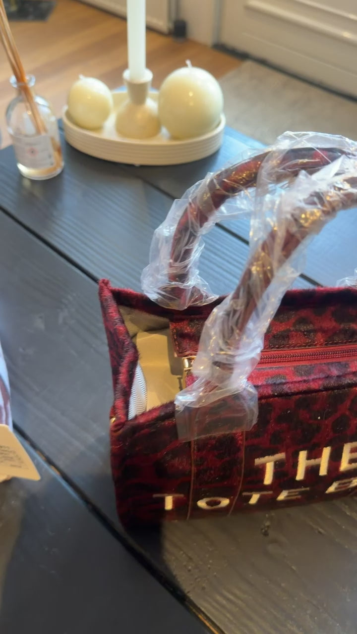 Tote Bag Rood Panter