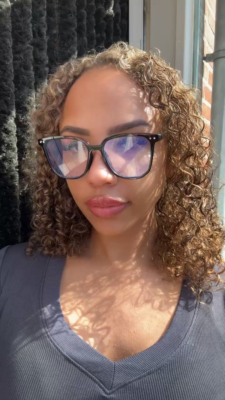 Secretary Glasses Black