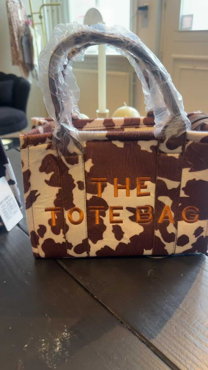 Tote Bag Koe Lichtbruin