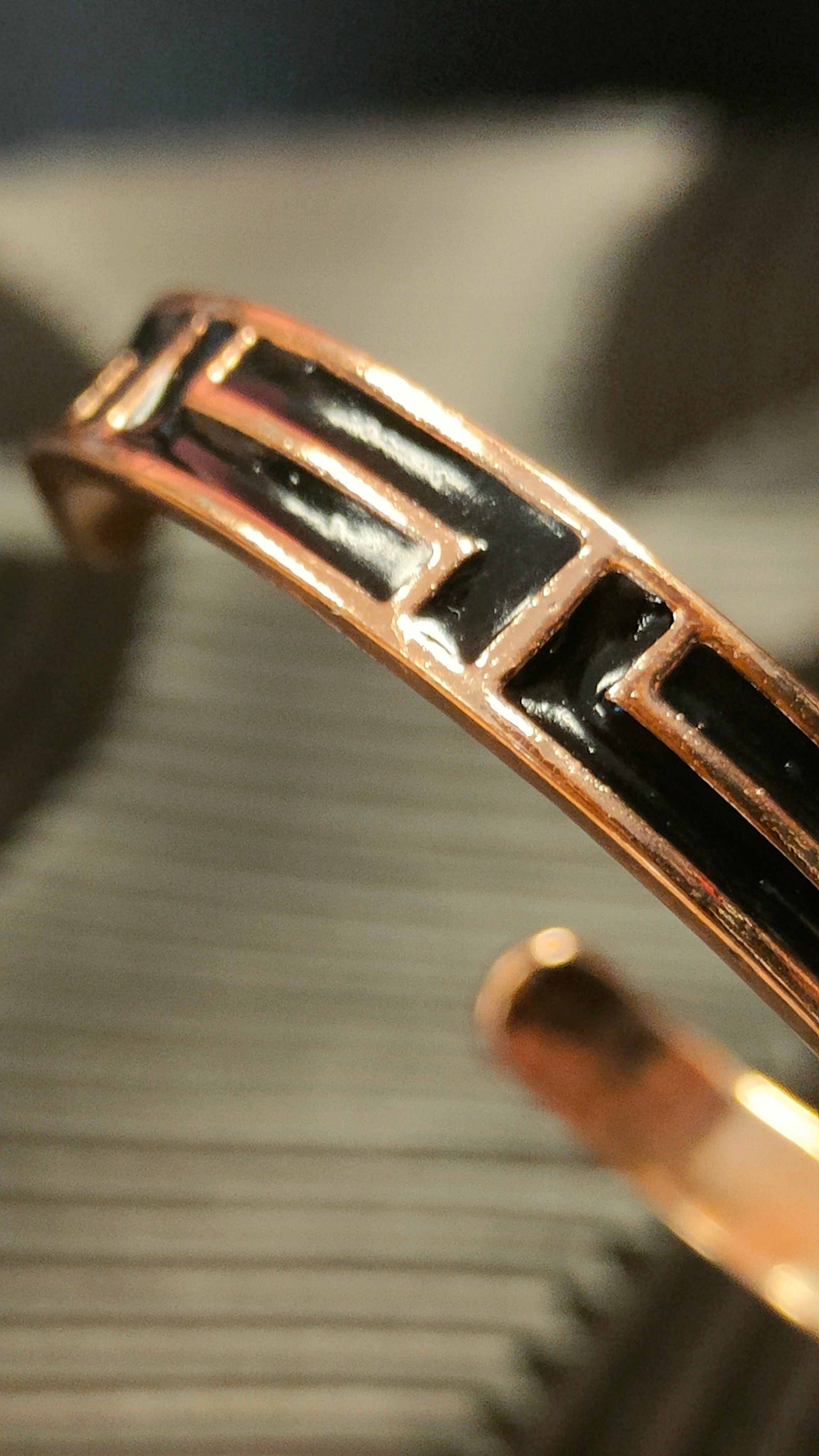 Armband Aztec Black - Goud kleurig