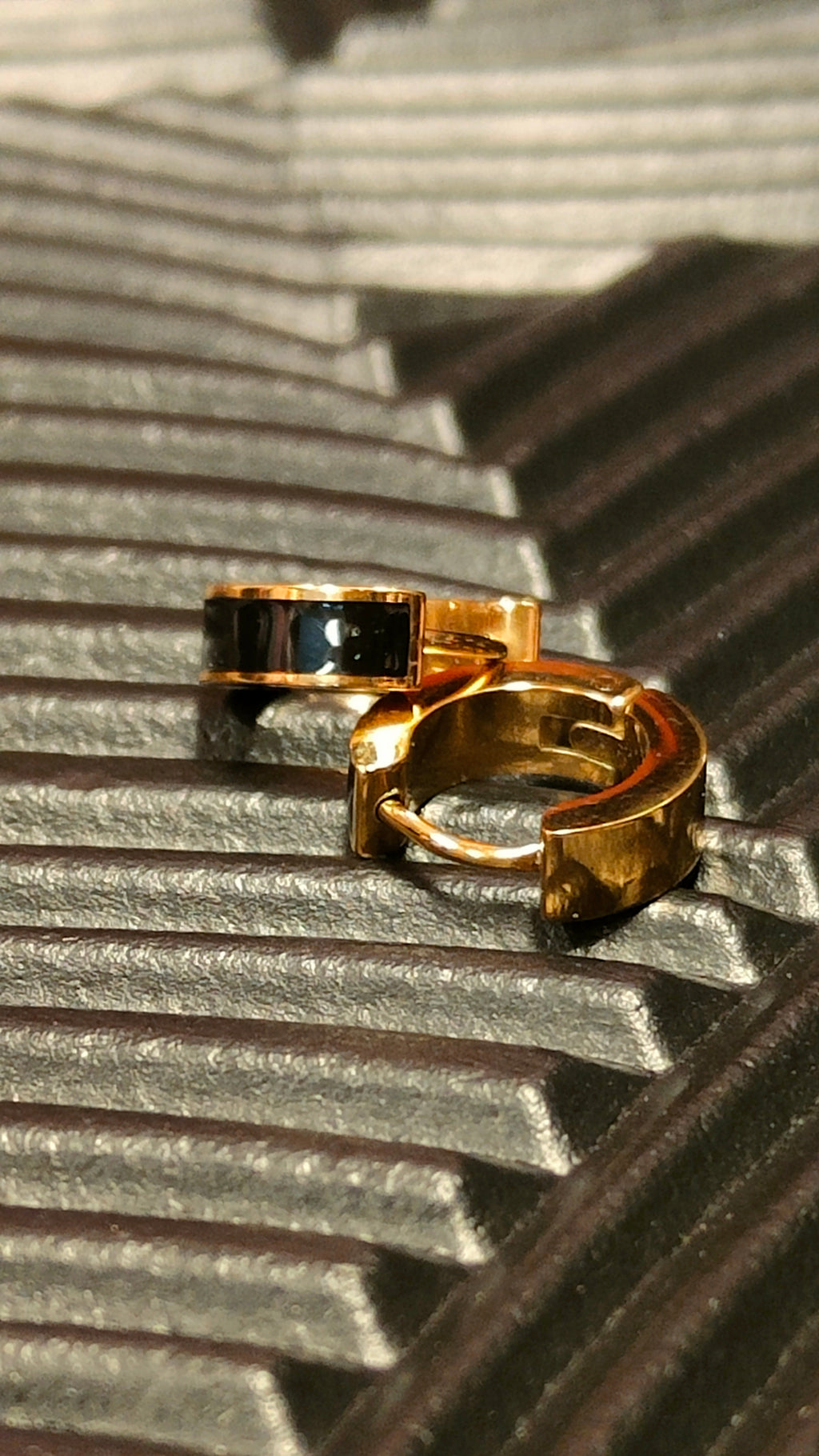 Oorbellen Inlay Black