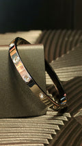 Armband Seperate Diamond look - zilver kleurig