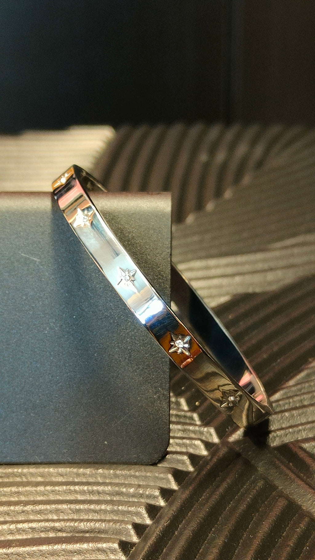 Armband Star Diamond look - zilver kleurig