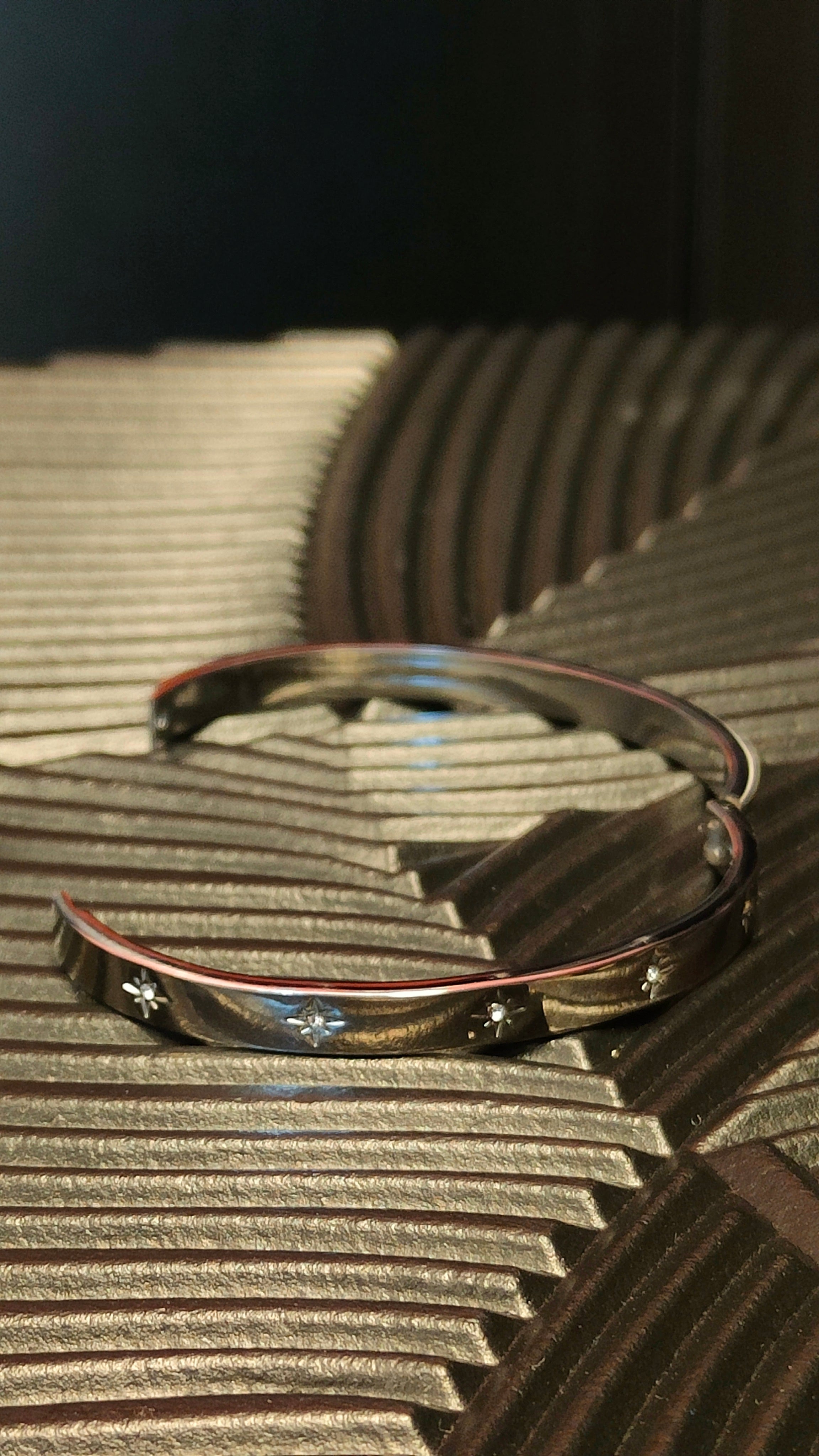 Armband Star Diamond look - zilver kleurig