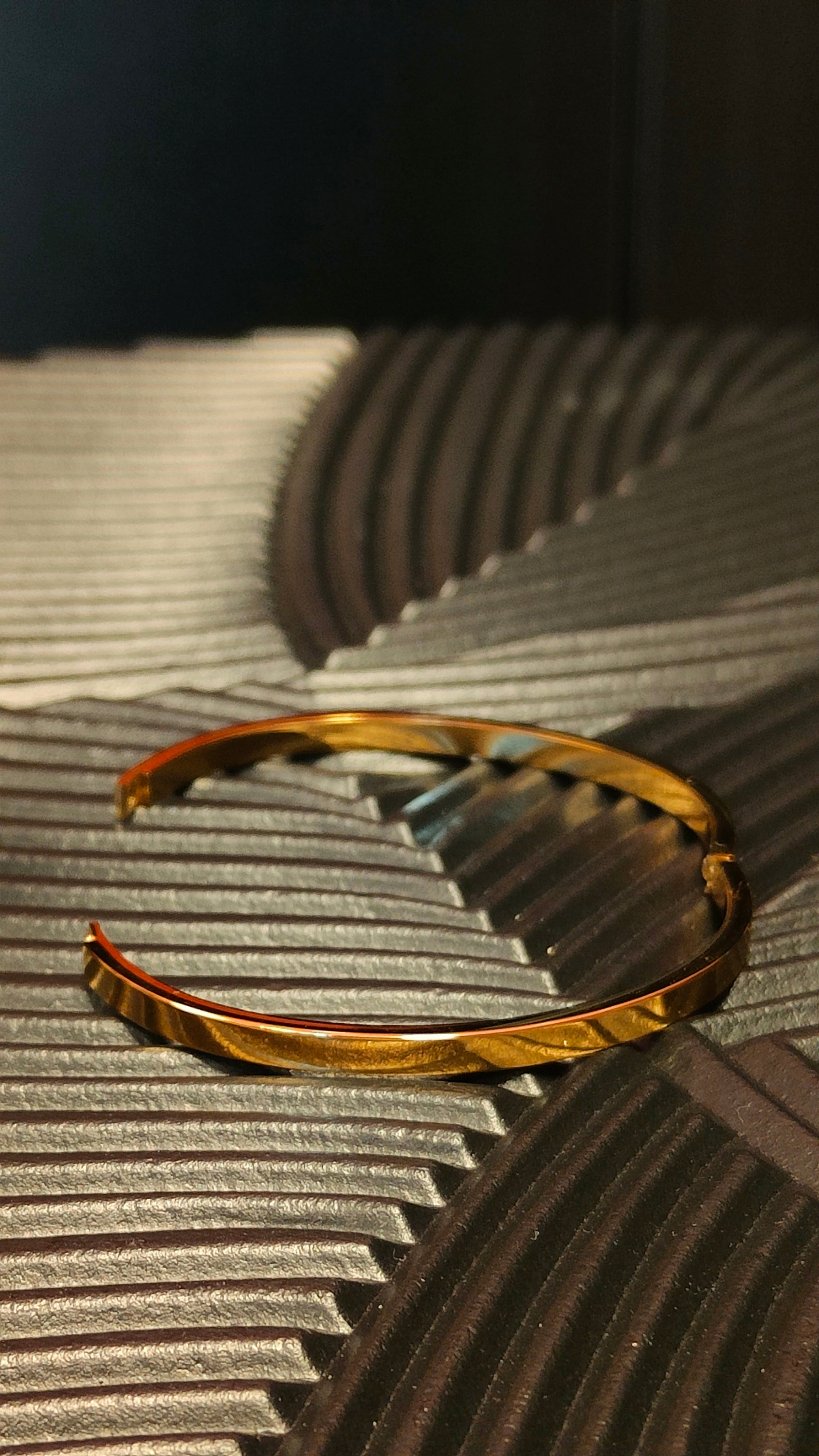 Armband Flat Thin - Goud kleurig
