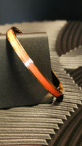 Armband Inlay Orange - Goud kleurig