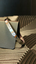 Armband Cross & Diamond look - zilver kleurig