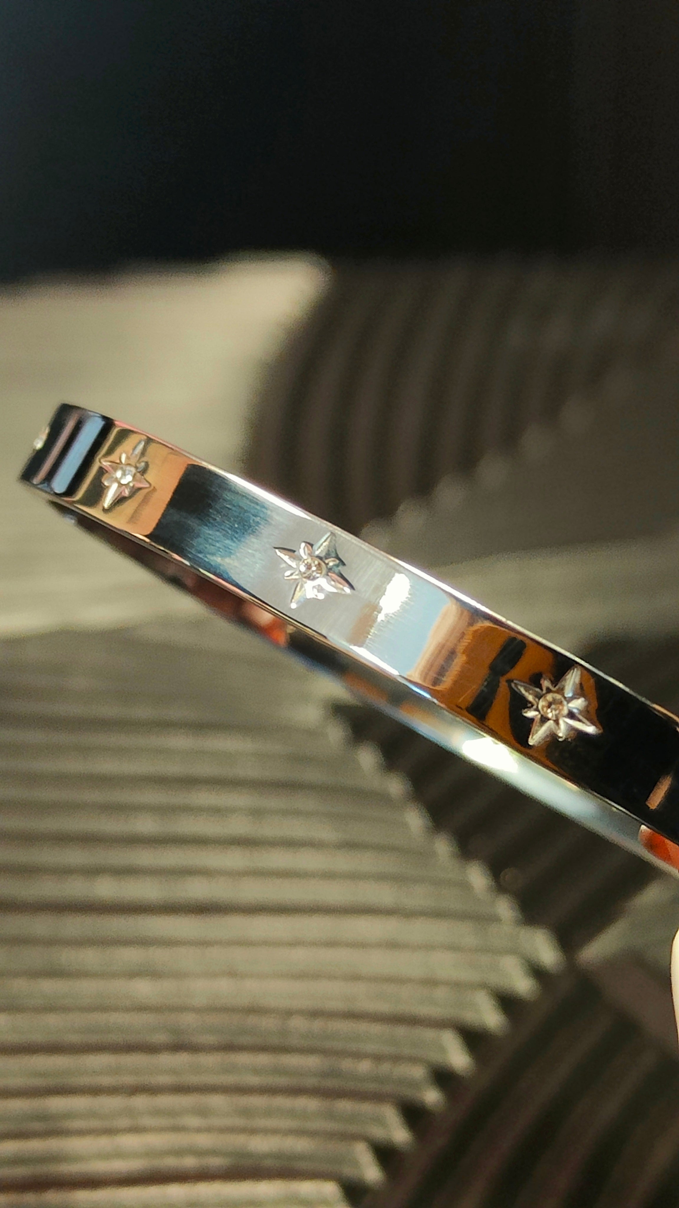 Armband Star Diamond look - zilver kleurig