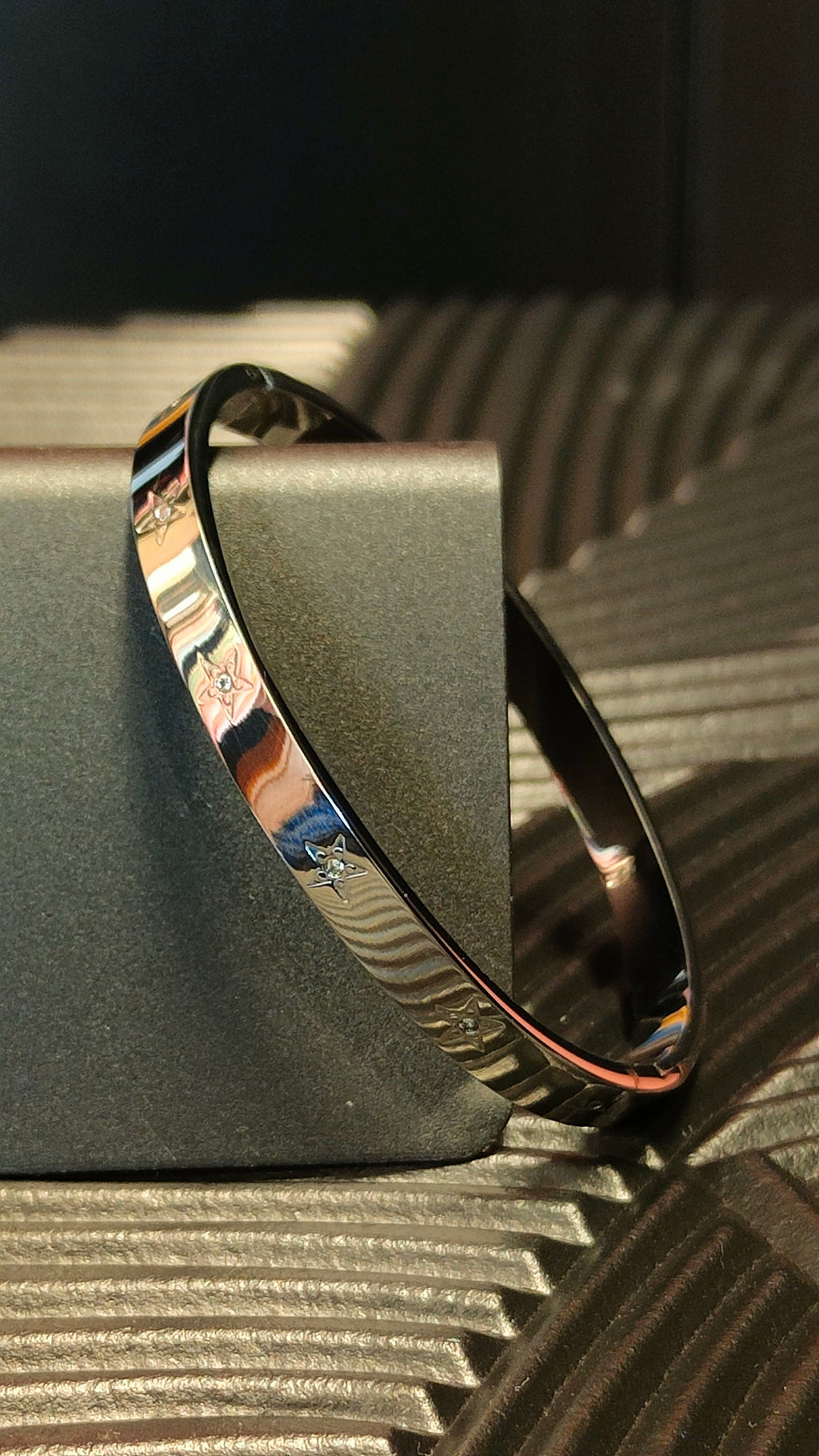 Armband Stars - Diamond look - zilver kleurig