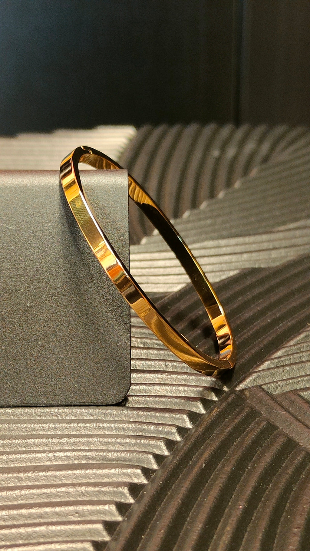 Armband Flat Thin - Goud kleurig