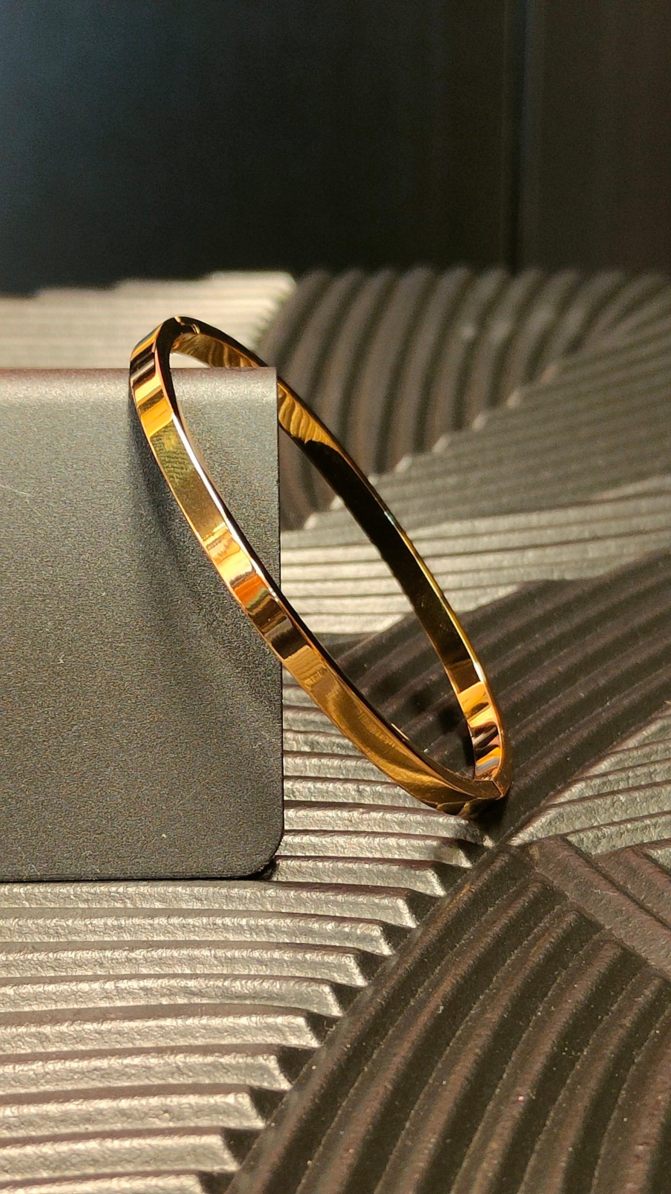 Armband Flat Thin - Goud kleurig