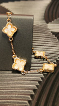 Armband Stars Hangers White - Goud kleurig