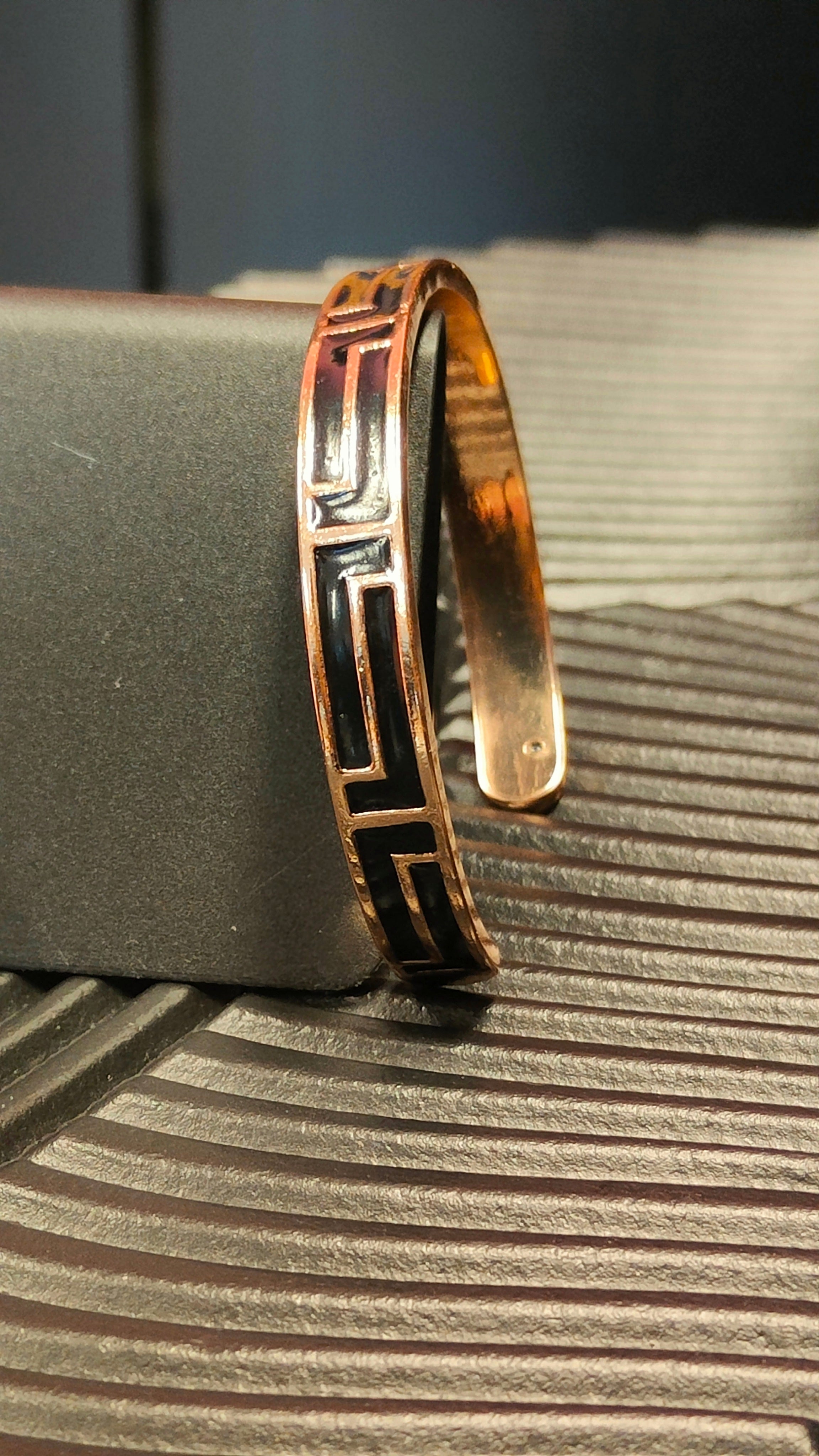 Armband Aztec Black - Goud kleurig