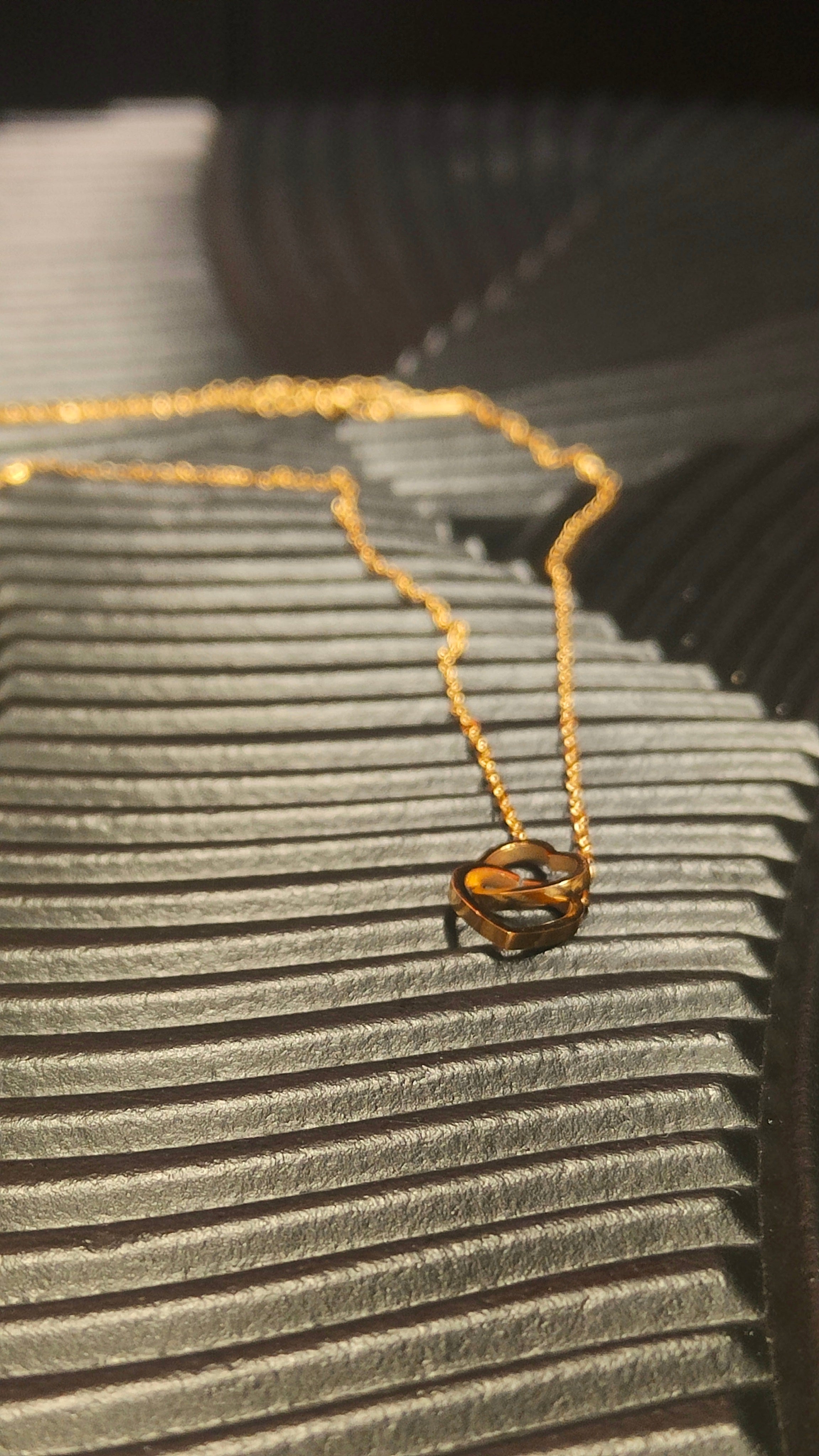 Ketting Hearts - Goud kleurig
