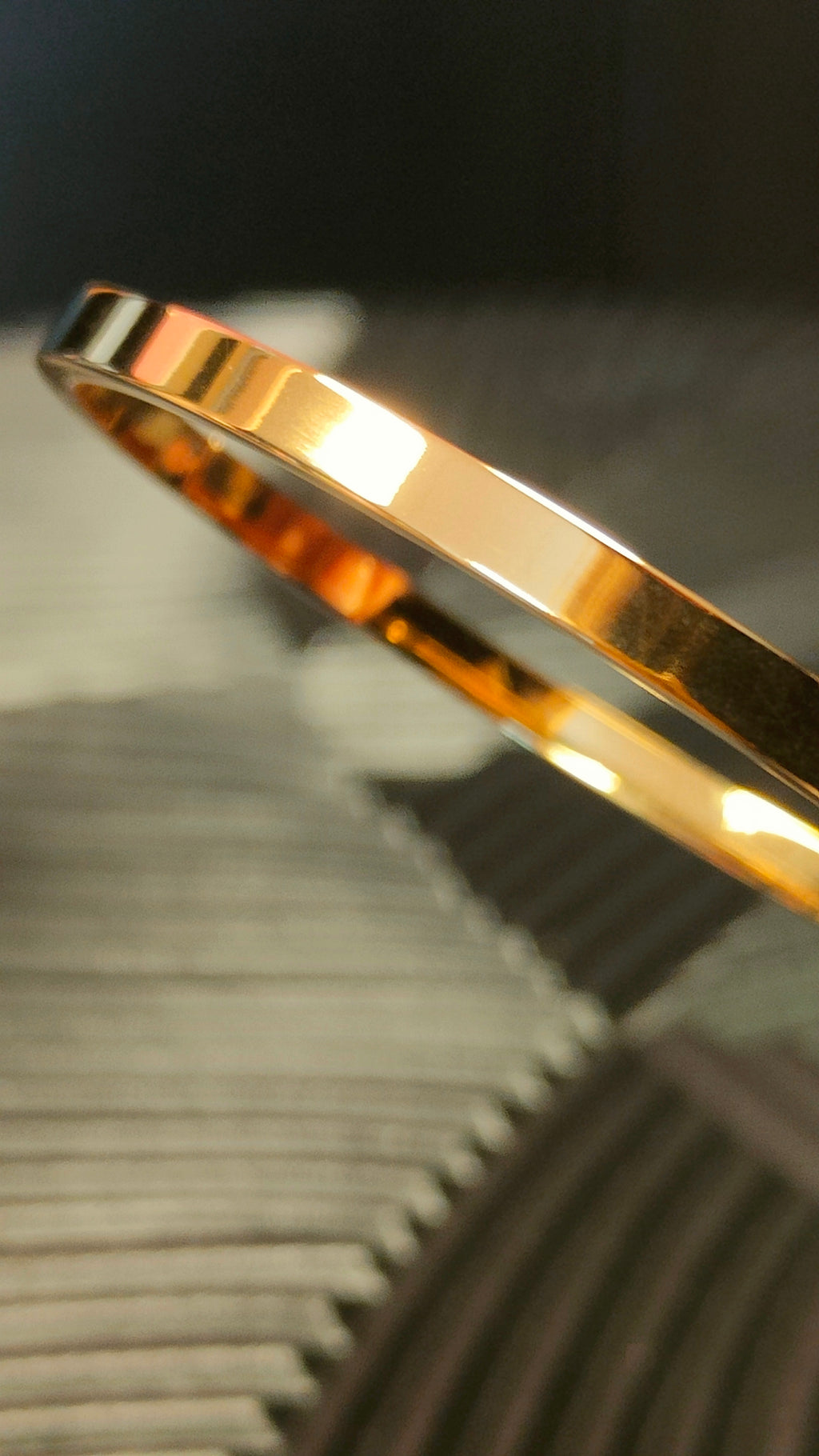 Armband Flat Thin - Goud kleurig