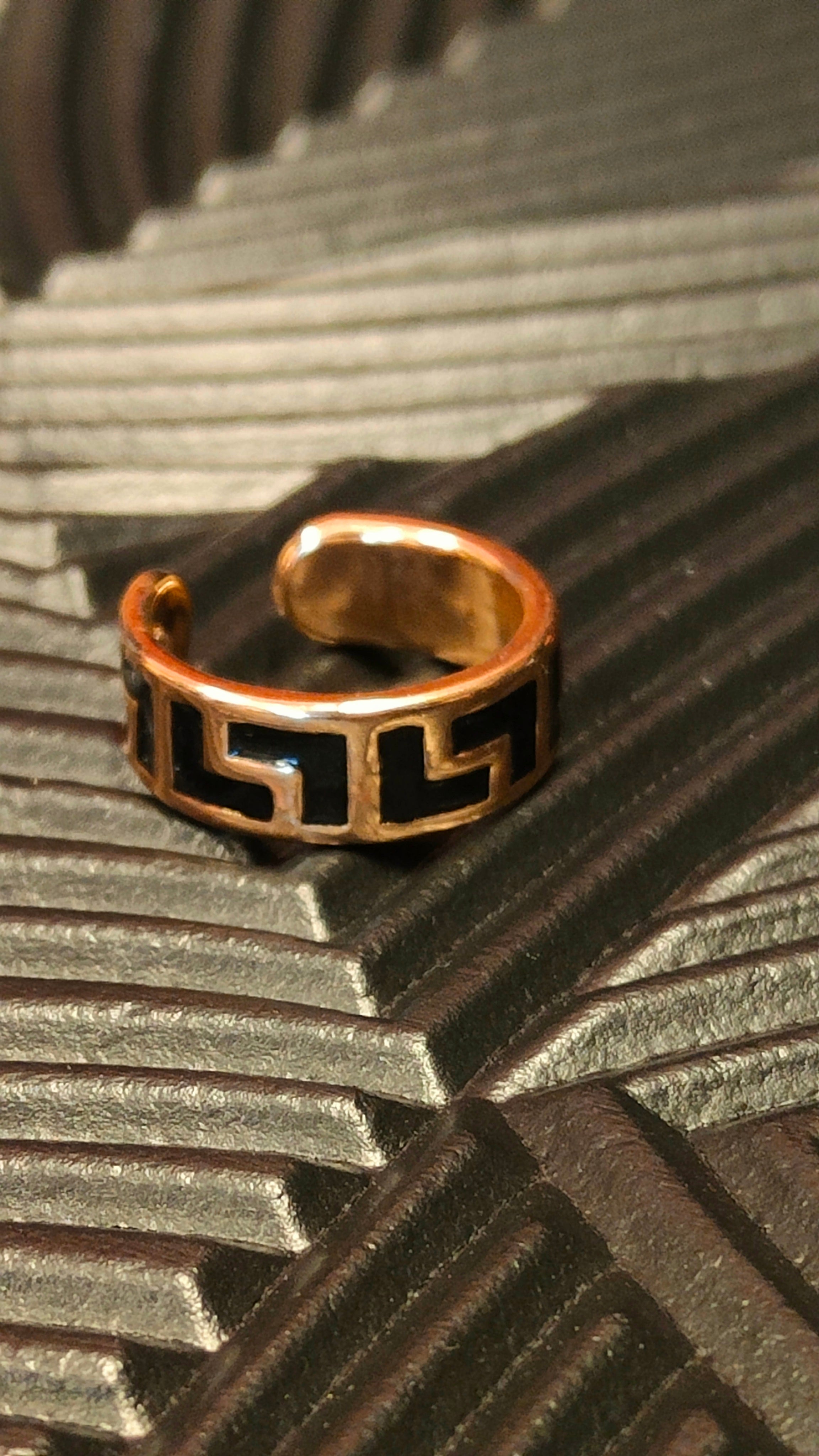 Ring Aztec Motief Verstelbaar